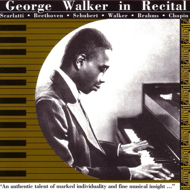 George Walker in Recital - George Walker