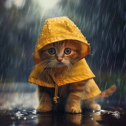 Serenidad De La Lluvia: Momentos Tranquilos Del Gato - Música Relajante para Gatos