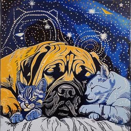 Galaktische Haustiere: Wunder Der Sterne - Beruhigende Musik für Hunde