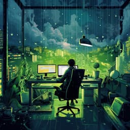 Serenity in Rain's Melodies: Productive Work Session - Rained