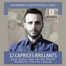 12 Caprices brillantes pour violon seul sur des motifs de Bellini, Herz et Labarre - Nicolas Albert Louis