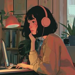 Relajación Lofi: Escapada Melódica Serena - Relajación de Ruido Blanco Natural