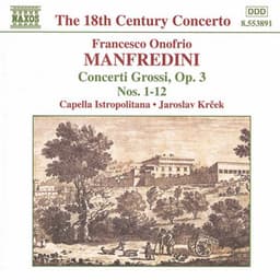 Manfredini: Concerti Grossi Op. 3, Nos. 1-12 - Francesco Onofrio Manfredini