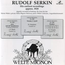 Rudolf Serkin: His earliest recordings - Rudolf Serkin