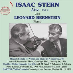 Isaac Stern Live, Vol. 2 - Isaac Stern