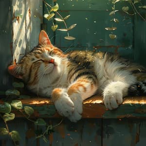 Ronroneo Dichoso: Ambiente Tranquilo De Relajación Para Gatos - Atrapar el sueño