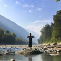Tranquilidad En La Orilla Del Río: Viajes De Agua Meditativa - Últimos sonidos de la naturaleza