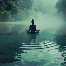 Water's Mindful Flow: River Meditation Harmony - MEDITATION PEACE MOVEMENT