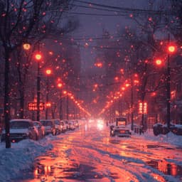 Snowfall Lo-fi: Relax & Unwind - Snowy Lo-Fi