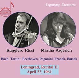 Argerich & Ricci: 1961 Leningrad Recital II - Martha Argerich