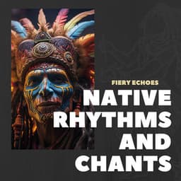 Fiery Echoes: Tribal Beats and Flames - Native Rhythms and Chants