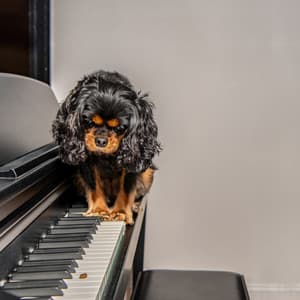 Soothing Dog Harmony: Reflective Piano Whispers - Melody Elf