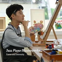 Jazz Piano Masterworks: Focus and Intensity - Coffee Shop Music Deluxe