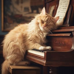 Serenatas Tranquilas: Melodías De Piano Meditativo Para Amigos Felinos - Pianos pacíficos