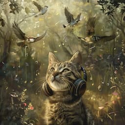 Binaural Birds for Cats: Feline Soothing Sounds - 92 88 Hz - The Cat Relaxer