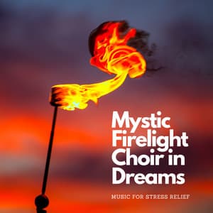 Mystic Firelight Choir in Dreams: Music for Stress Relief - Fire Sounds For Sleep