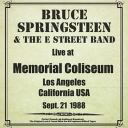 Los Angeles Memorial Coliseum - 21st Sept 1988 - Bruce Springsteen