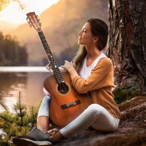 Gentle Twilight: Relaxation Guitar in the Meadows - Guitar Resonance