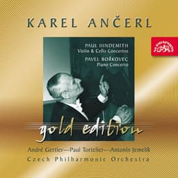Ančerl Gold Edition 30. Hindemith: Violin & Cello Concertos - Bořkovec: Piano Concerto - Karel Ančerl