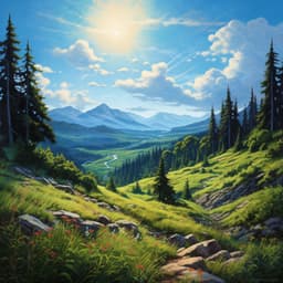 Springtime Symphony: Forest's Awakening - Green 5