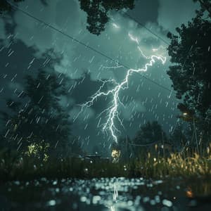 Soothing Thunder Sounds for Yoga Music Flow - Yoga Meditation Playlist