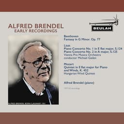 Alfred Brendel Early Recordings - Alfred Brendel