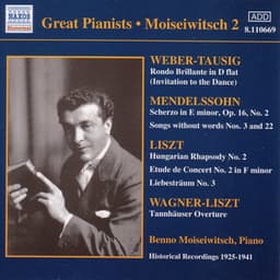 Moiseiwitsch, Benno: Moiseiwitsch, Vol. 2 - Benno Moiseiwitsch