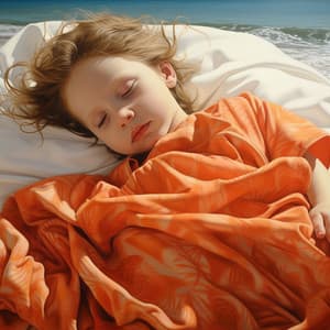 Sueños Del Bebé En La Costa: Abrazos De Las Olas Oceánicas - Naturaleza