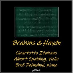 Brahms & Haydn - Albert Spalding