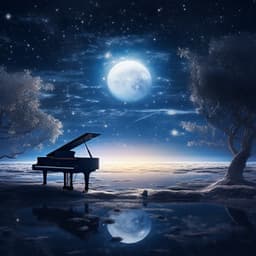 Bocetos De Cielos Estrellados: El Piano Pinta Misterios Cósmicos En Teclas Iluminadas Por La Luna - Tranquilo Piano Jazz Relax
