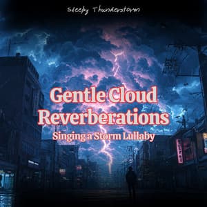 Gentle Cloud Reverberations Singing a Storm Lullaby - Sleepy Thunderstorm