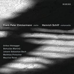 Honegger / Martinu / Bach / Pintscher / Ravel - Frank Peter Zimmermann