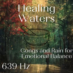 Healing Waters: 639 Hz Gongs and Rain for Emotional Balance - Nebula of Dreams