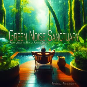 Green Noise Sanctuary - Relax Under the Rain of Positive Dreams - Spiritual Frequencies