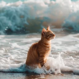 Mareas Apacibles: Música Del Océano Para La Relajación De Mascotas - Mundo lento