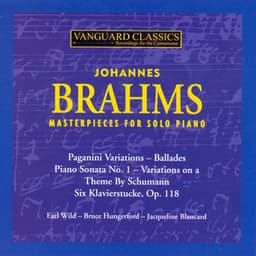 Brahms: Masterpieces for Solo Piano - Earl Wild