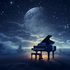 Sleep Embrace: Piano Melodies at Night - Dreamy Piano Sounds