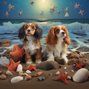 Aquatic Melodies: Pet Melodies Amid Ocean Ripples - Brown Noise Baby