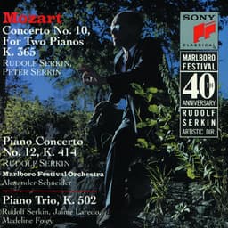 Mozart: Concerto for 2 Pianos in E-Flat Major, K. 365, Piano Concerto No. 12 in A Major, K. 414 & Piano Trio No. 3 in B-Flat Major, K. 502 - Wolfgang Amadeus Mozart