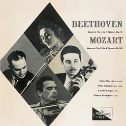 Beethoven: String Quartet No. 4 in C Minor, Op. 18 No. 4; Mozart: String Quartet No. 23 in F Major, K. 590 "Prussian No. 3" - Erica Morini