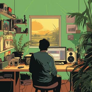 Arroyo En Un Día De Trabajo: Sonidos De Agua Productivos - Grillos Cantantes