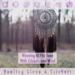 Waveing 417hz Tone With Crickets And Wind - Healing Sleep