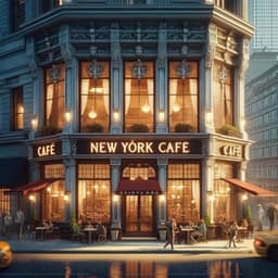 Cafe in New York: Smooth Chill Music for Dining, Cocktails, and, A Perfect Night Out - Instrumental Jazz Music Guys