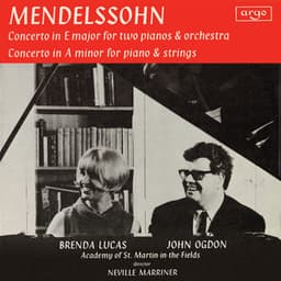 Mendelssohn: Concerto for 2 Pianos; Concerto for Piano & Strings - John Ogdon