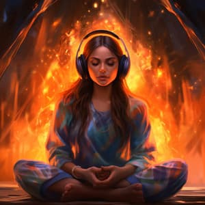 Sonic Harmony: Binaural Blaze Yoga Symphony - Solfeggio Frequencies for Meditation