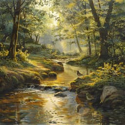 Cadencia Del Arroyo De La Naturaleza: Aves Binaurales En Canción - 92 96 Hz - Entrenamiento de ondas cerebrales de tonos isocrónicos