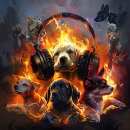 Fire Companions: Pets Soothing Rhythms - Sleeping Pet Music