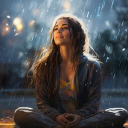 Binaural Soothing Showers: Yoga Amidst the Downpour - Binaural Beats Solitude