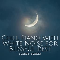 Sleepy Sonata: Chill Piano with White Noise for Blissful Rest - Silentography