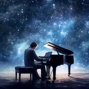 Santuario A La Luz De Las Estrellas: El Piano Pinta Paisajes Para Almas Inquietas - Piano relajante profundo